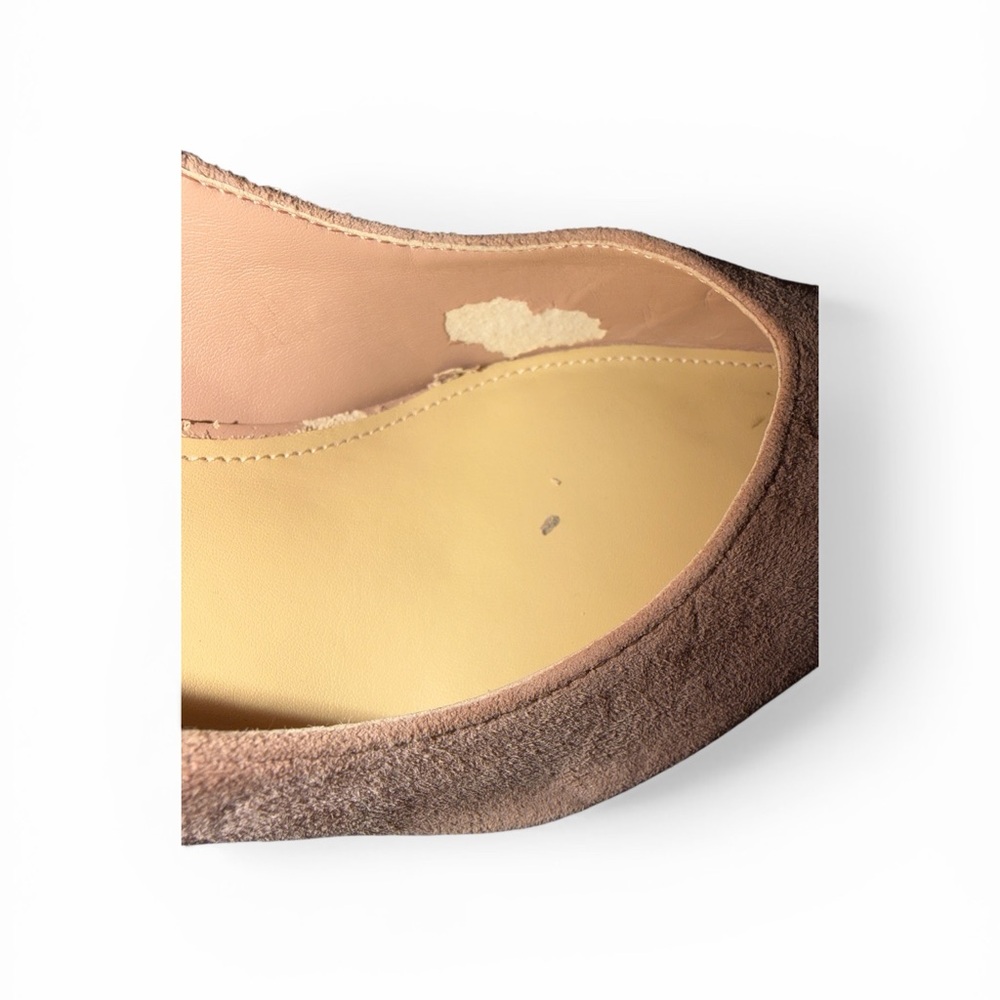 Marc Fisher Blush Suede Block Heel Pumps - Picture 7 of 8